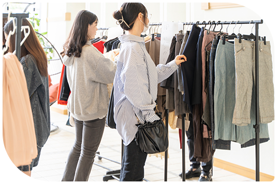 春夏洋服フリーマーケット開催