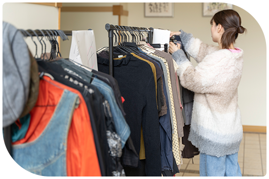 春夏洋服フリーマーケット開催