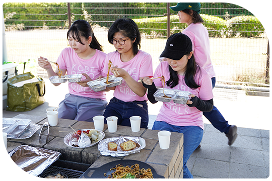 KOBE DECO GIRLS 集合！BBQ大会開催
