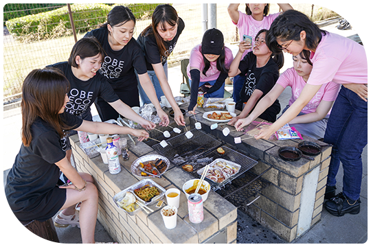 KOBE DECO GIRLS 集合！BBQ大会開催
