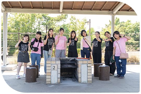 KOBE DECO GIRLS 集合！BBQ大会開催