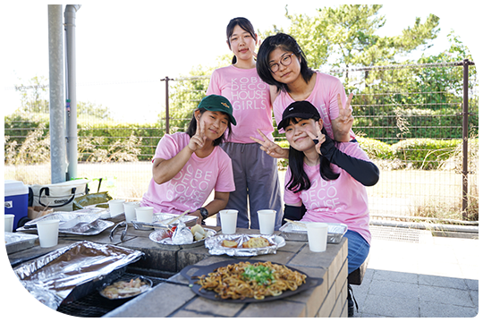KOBE DECO GIRLS 集合！BBQ大会開催
