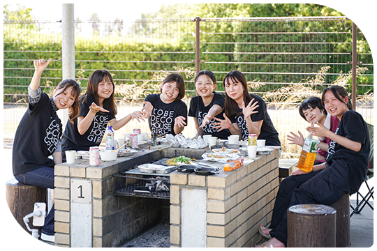 KOBE DECO GIRLS 集合！BBQ大会開催