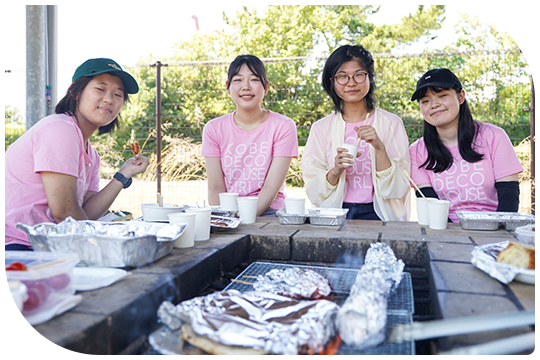 KOBE DECO GIRLS 集合！BBQ大会開催