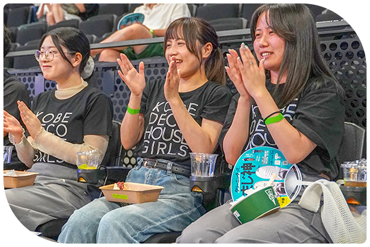 GLIONE ARENA KOBEでバスケットボール観戦
