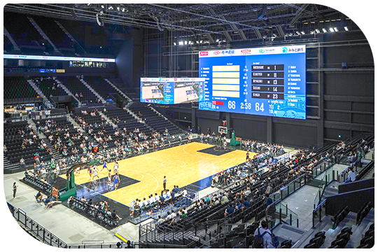 GLIONE ARENA KOBEでバスケットボール観戦