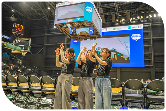 GLIONE ARENA KOBEでバスケットボール観戦