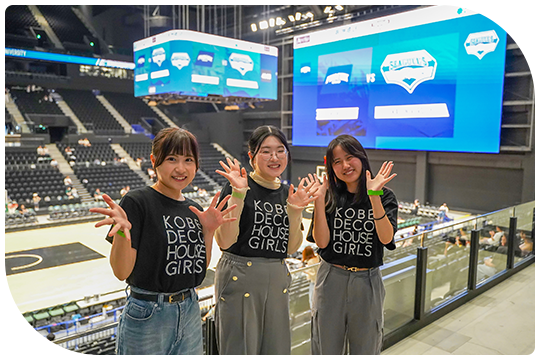GLIONE ARENA KOBEでバスケットボール観戦