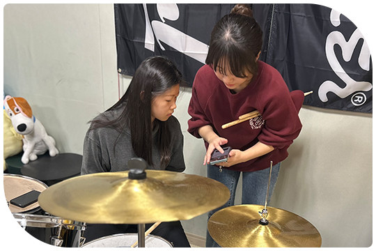 ドラム教室開催