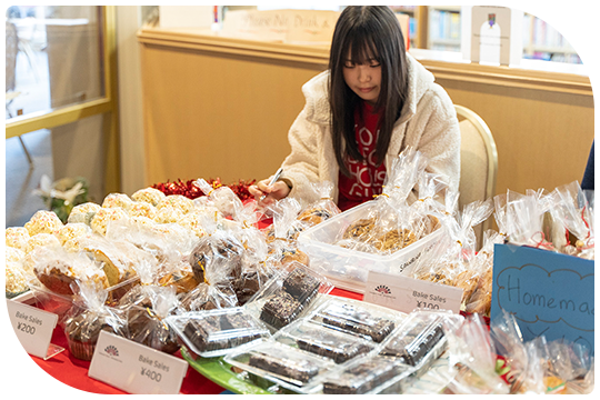 CHIC WINTER BAZAARブースサポートに参加