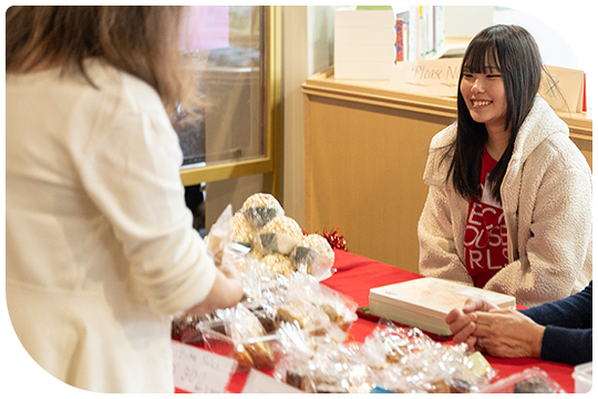 CHIC WINTER BAZAARブースサポートに参加