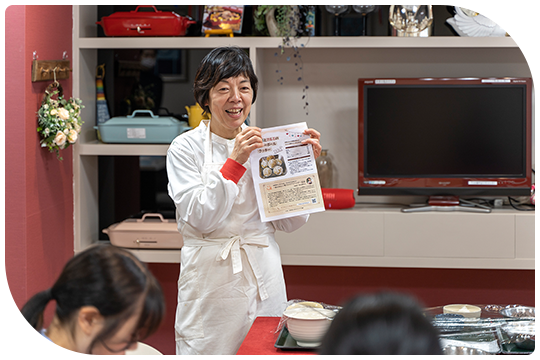 バレンタインスイーツの料理教室開催